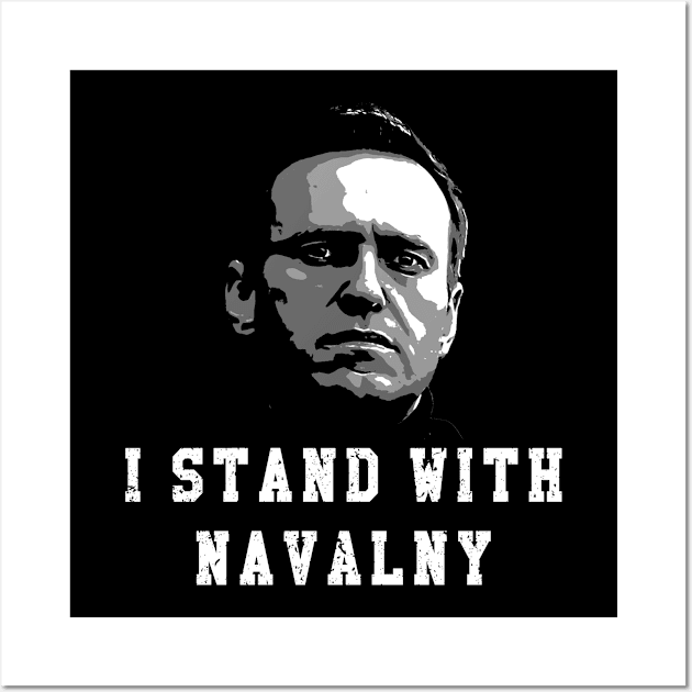 i stand with navalny Wall Art by jerrysanji